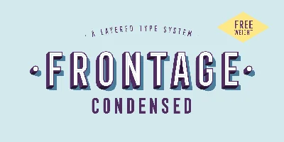 Frontage Condensed Font