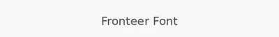 Fronteer Font