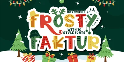 Frosty Faktur Font