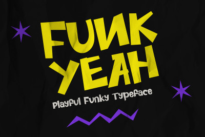 Funk Yeah - Playful Funky Font