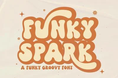 Funky Spark A Funky Groovy Font