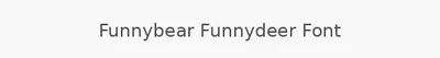 Funnybear Funnydeer Font