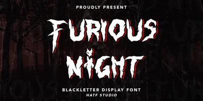 Furious Night Font