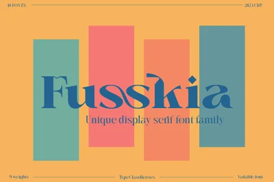 Fusskia - Display Serif Font