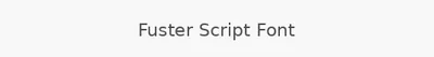 Fuster Script Font