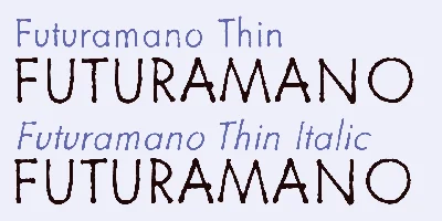 Futuramano Font