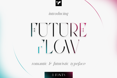 Future Flow typeface - 8 fonts Free Download