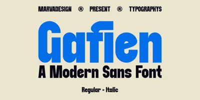 Gafien Font