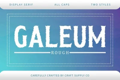 Galeum Rough Font