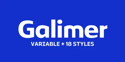 Galimer Font