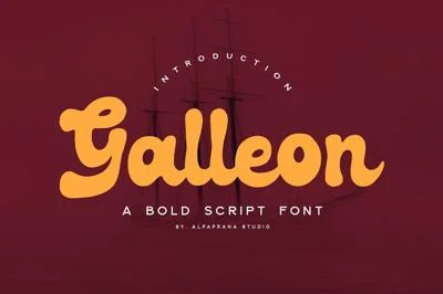 Galleon - Bold Script