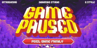 Game Paused Font
