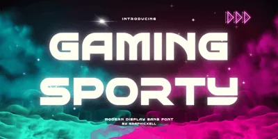 Gaming Sporty Font