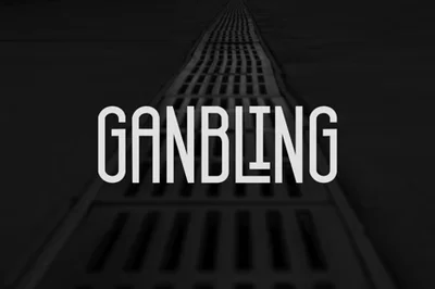 Ganbling Sans Serif Display Typeface