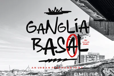 Ganglia Basal | An Urban Font Free Download