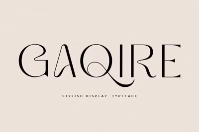 Gaqire Stylish Display Typeface Free Download