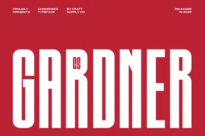 Gardner Condensed Font
