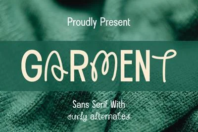 Garment - Sans Serif Font