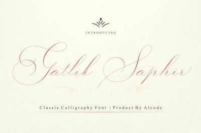 Gatlik Saphir Font