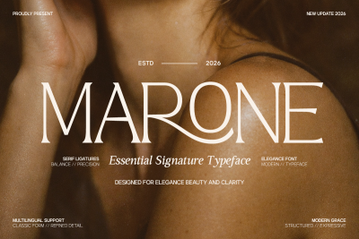 GC Marone - Elegant Essential Serif Font