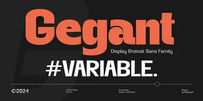 Gegant Font