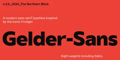Gelder Sans Font