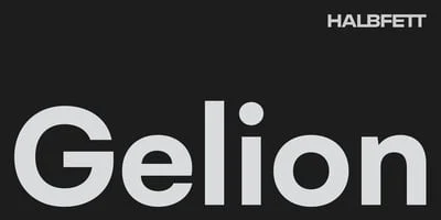 Gelion Font