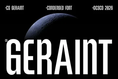 Geraint – Condensed Font