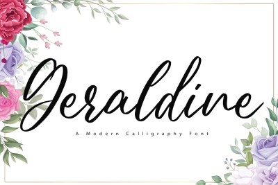 Geraldine - Wedding Font