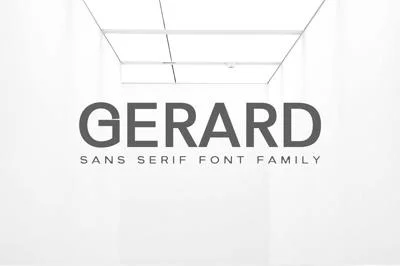 Gerard Sans Serif Font Family