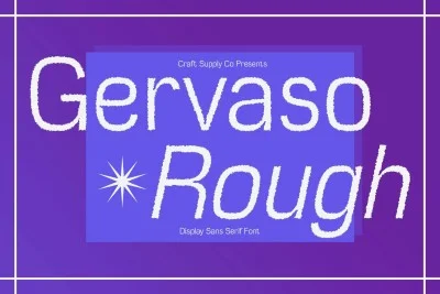 Gervaso Rough Font