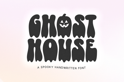 Ghost House | Retro Drip Font Free Download