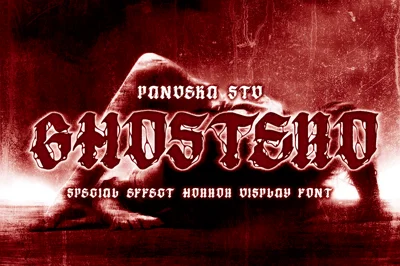 Ghostero - Horror Display Font