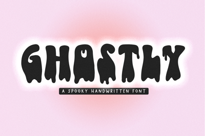 Ghostly | Dripping Halloween Font Free Download
