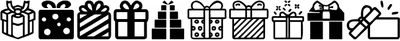 Gifts Icons Font