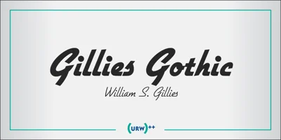 Gillies Gothic Font
