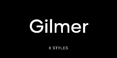 Gilmer Font