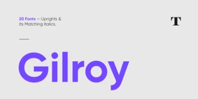 Gilroy Free Font Font
