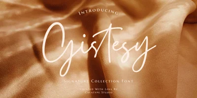 Gistesy Signature Font