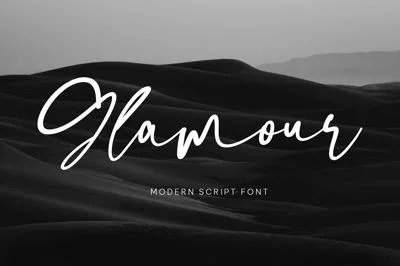 Glamour - sweet font