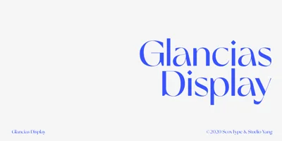 Glancias Font