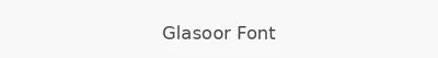 Glasoor Font