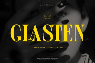 Glasten Elegant Serif Font