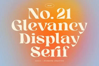 Glevancy - Display Serif Font