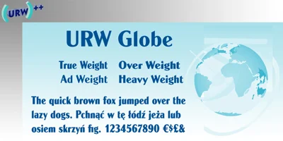 Globe Font