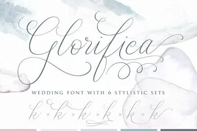 Glorifica Wedding Font