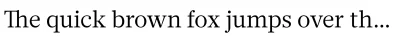 Glosa Text Font