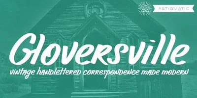 Gloversville AOE Font