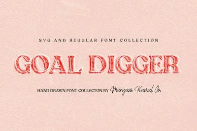 Goal Digger Font Collection