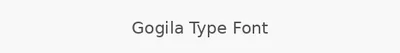 Gogila Type Font